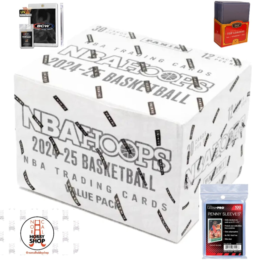 2024-25 Panini Hoops Basketball Value Pack Retail Box Factory Sealed 12 Packs FREE SUPPLIES & Shipping!