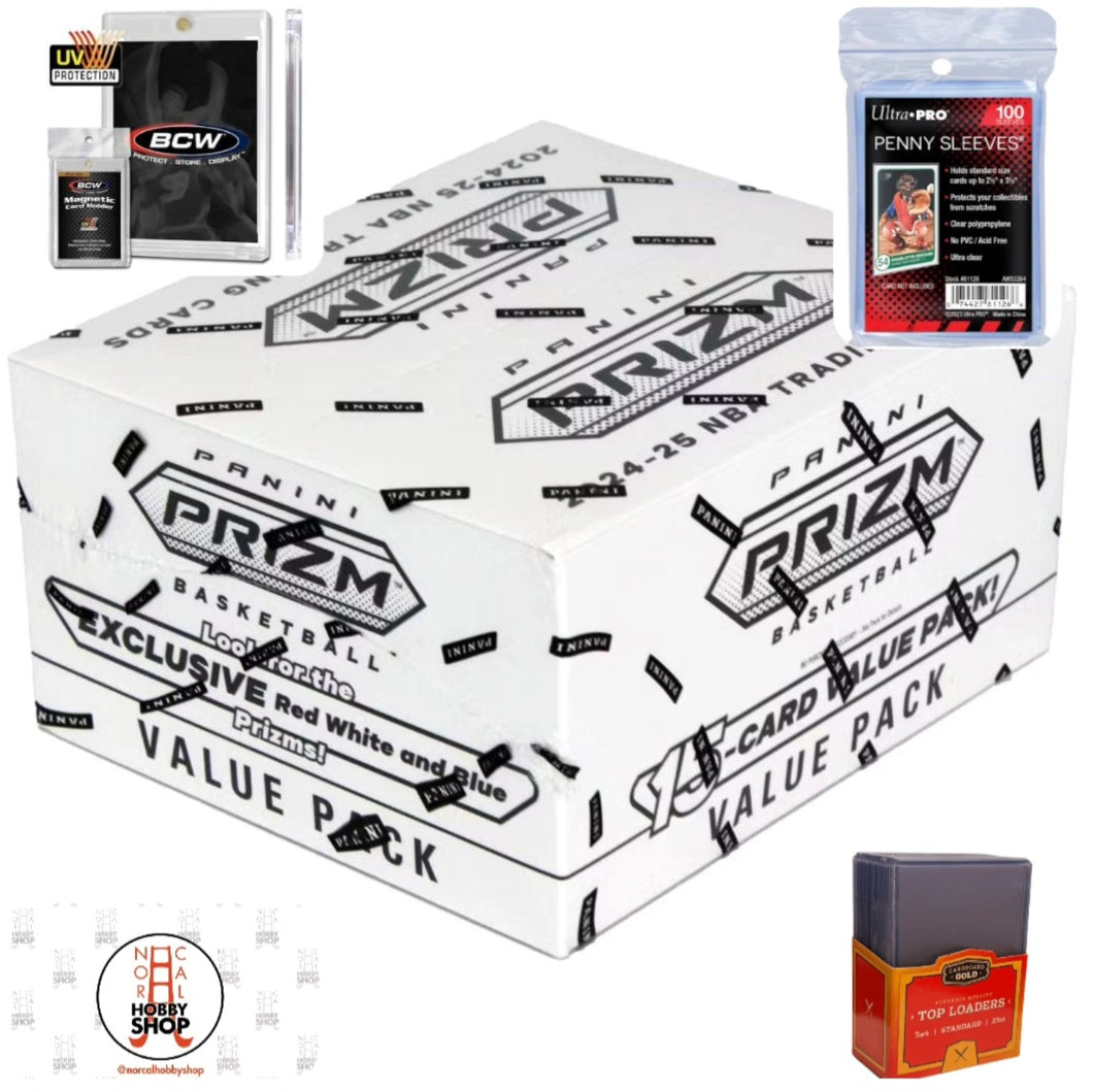 2024-25 Panini Prizm Basketball Cello Pack Retail Box Factory Sealed 12 Packs FREE SUPPLIES & Shipping!