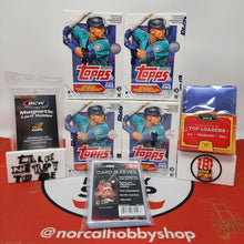 (4x) 2023 Topps Baseball Series 1 Retail 7-Pack Blaster Box w/Supplies!