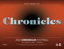 2022 Panini Chronicles Football Fanatics Exclusive Hobby Blaster 20 BOX CASE