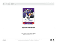 2022 Panini Chronicles Football Fanatics Exclusive Hobby Blaster 20 BOX CASE