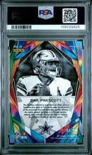 2017 Panini Prizm Football Card Dak Prescott Gold Mojo 3/10 Illumination PSA 9