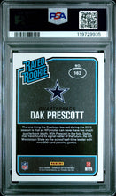 2016 Panini Donruss Optic Football Card Dak Prescott RC #162 PSA 10