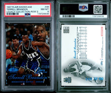 1997-98 Flair Showcase Basketball Card Terrell Brandon #46 Legacy Collection Row 2 /100 PSA 8