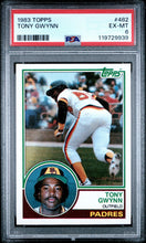 1983 Topps Baseball Card Tony Gwynn RC #482 PSA 6