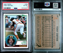 1983 Topps Baseball Card Tony Gwynn RC #482 PSA 6