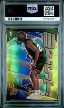 1998-99 Topps Chrome Basketball Card Allen Iverson Gary Payton East West Refractor #EW9 PSA 9