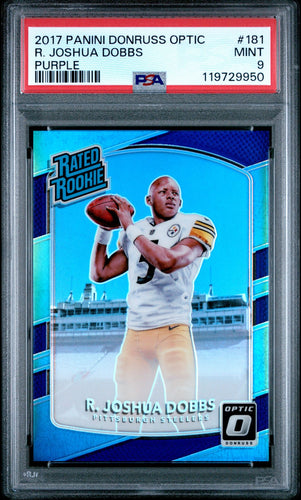 2017 Panini Donruss Optic Football Card R. Joshua Dobbs 