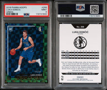 2018-19 Panini Hoops Basketball Card Luka Doncic Green RC Parallel PSA 9
