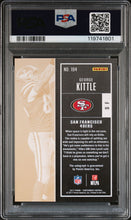 2017 Panini Contenders Football Card George Kittle Rookie Autograph PSA 8