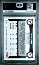 2011 Topps Chrome Football Card Julio Jones X-Fractor Refractor RC #131 (Ball Chest High) PSA 9