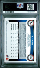 2011 Topps Chrome Football Card J.J. Watt Refractor RC #104 PSA 9