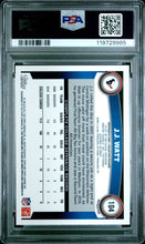 2011 Topps Chrome Football Card J.J. Watt X-Fractor Refractor RC #104 PSA 9
