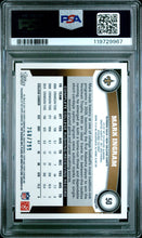 2011 Topps Chrome Football Card Mark Ingram Black Refractor RC #50 /299 PSA 10