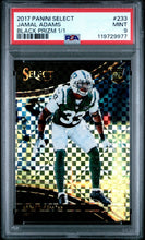 2017 Panini Select Football Card Jamal Adams Field Level Black Prizm RC #233 1/1 PSA 9