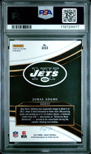 2017 Panini Select Football Card Jamal Adams Field Level Black Prizm RC #233 1/1 PSA 9
