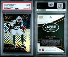 2017 Panini Select Football Card Jamal Adams Field Level Black Prizm RC #233 1/1 PSA 9