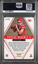2017 Panini Phoenix Football Card Patrick Mahomes Rookie Rising PSA 10