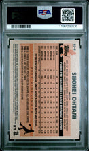 2018 Topps Baseball Card Shohei Ohtani 1983 Design #83-1 PSA 9