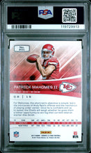 2017 Panini Rookies & Stars Football Card Patrick Mahomes Rookie #201 PSA 10 (B)