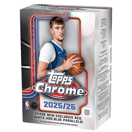 2025-26 Topps Chrome Basketball Value Blaster Box Factory Sealed