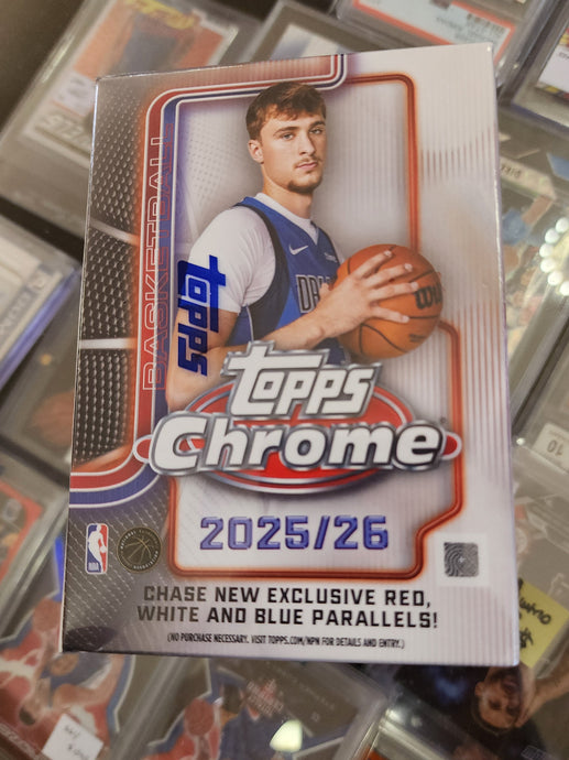 2025-26 Topps Chrome Basketball Value Blaster Box Factory Sealed