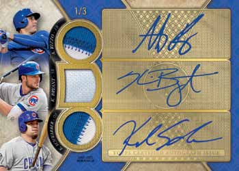 2017 Topps Triple Threads Baseball Hobby Box (Free One Touch Mag, pack of sleeves & bonus cards care pacakge!)