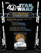 2017 Topps Star Wars 40th Anniversary Hobby Box