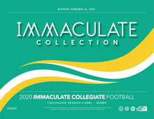 2020 Panini Immaculate Collection Collegiate Football Hobby Box with FREE SUPPLIES!