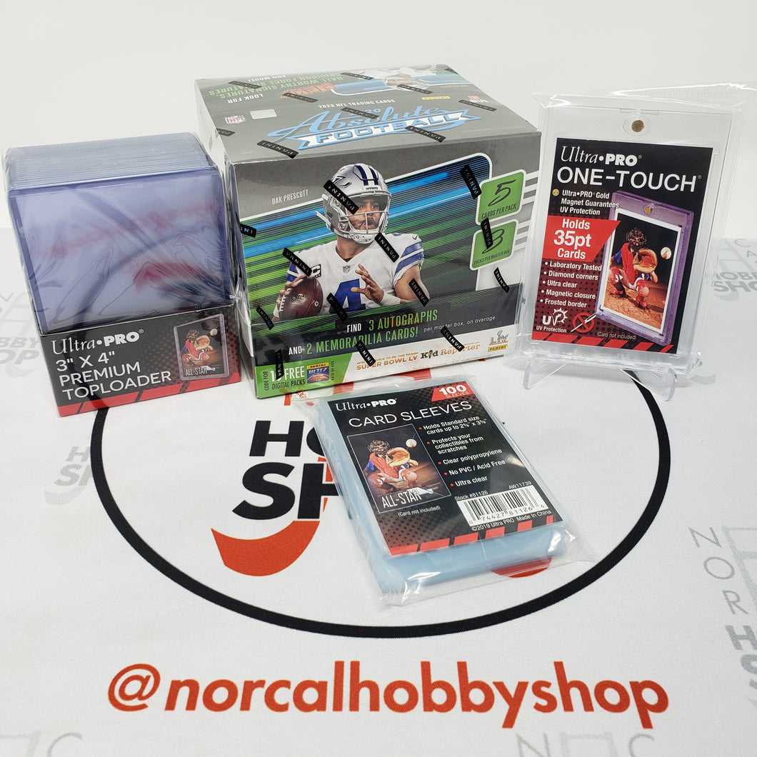 2020 Panini Absolute Football Hobby Box with FREE SUPPLIES & SHIPPING!
