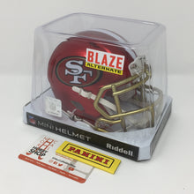 San Francisco 49ers Limited Edition Riddell Blaze Revolution Speed Mini Football Helmet