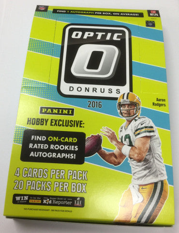 2016 Donruss Optic Football Hobby Box