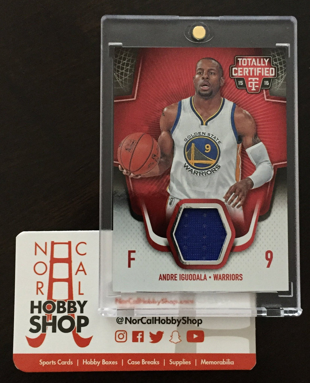 2015/16 Totally Certified Andre Igoudala Game Used Jersey 50/199  - Golden State Warriors