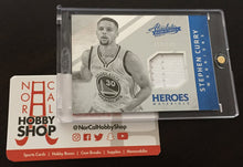 2016/17 Absolute Steph Curry Heroes Materials Game Used Jersey 19/149  - Golden State Warriors