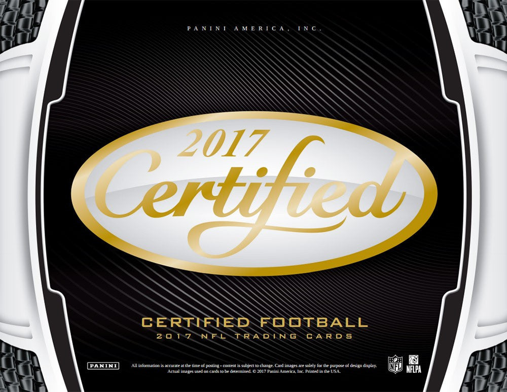 2017 Panini Certified Football Hobby Box