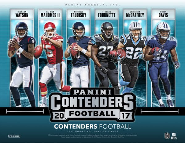 2017 Panini Contenders Football Hobby Box - FREE One Touch Holder!