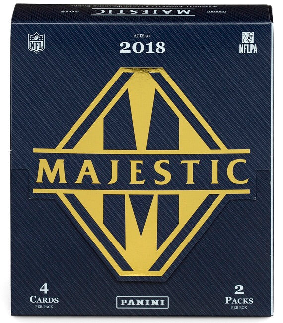 2018 Majestic Football Hobby Box w/FREE Ultra Pro Magnetic Holder!