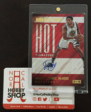 2015/16 NBA Hoops James Michael McAdoo Hot Signatures Autograph - Golden State Warriors