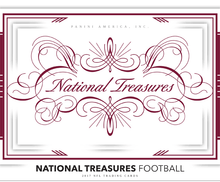 2017 Panini National Treasures Football Hobby Box w/2 Free One Touch Mag Holders!