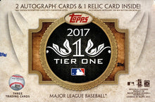 2017 Topps Tier One Baseball Hobby Box