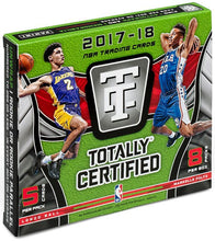 2017/18 Panini Totally Certified Basketball Hobby w/Free Supplies!