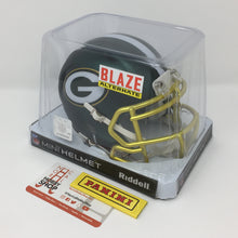 Green Bay Packers Limited Edition Riddell Blaze Revolution Speed Mini Football Helmet